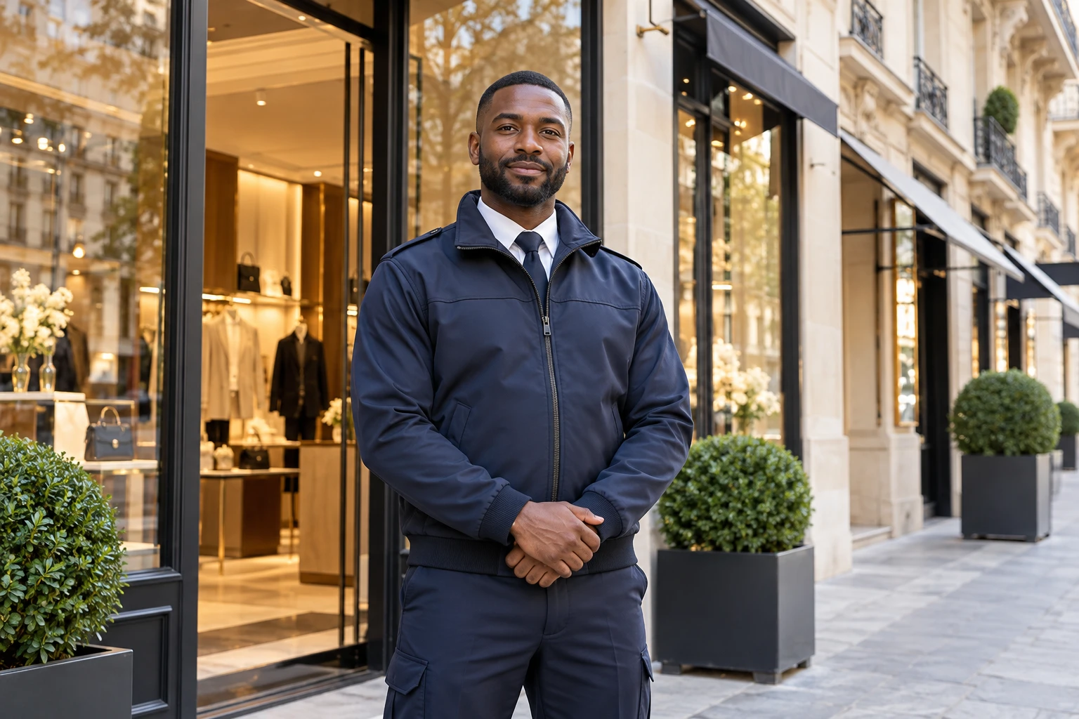Illustrative scene: Retail security